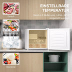 Mini šaldiklis, 35 L šaldymo dėžė, 5 pakopų temperatūros reguliavimas, baltas