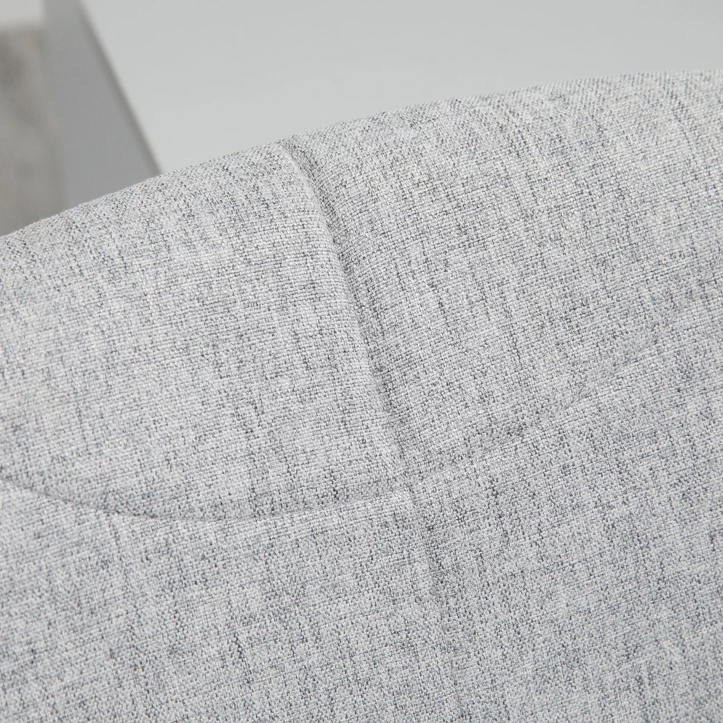 Biuro kėdė, reguliuojamas aukštis, 360° pasukama, iki 110 kg, metalinis rėmas, šviesiai pilka, 49 x 56,5 x 73–82,5 cm