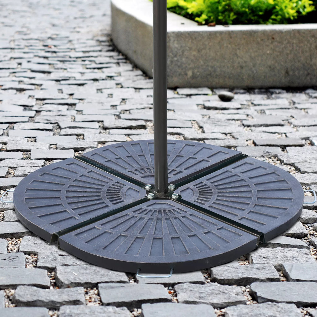 2 vnt. svorio rinkinys skėčių stovams Plokščias skėčių stovas Pusapvalus skėčių stovas su rankena Sintetinė derva + metalas Bronza 66 x 47 x 4,2 cm 30 kg