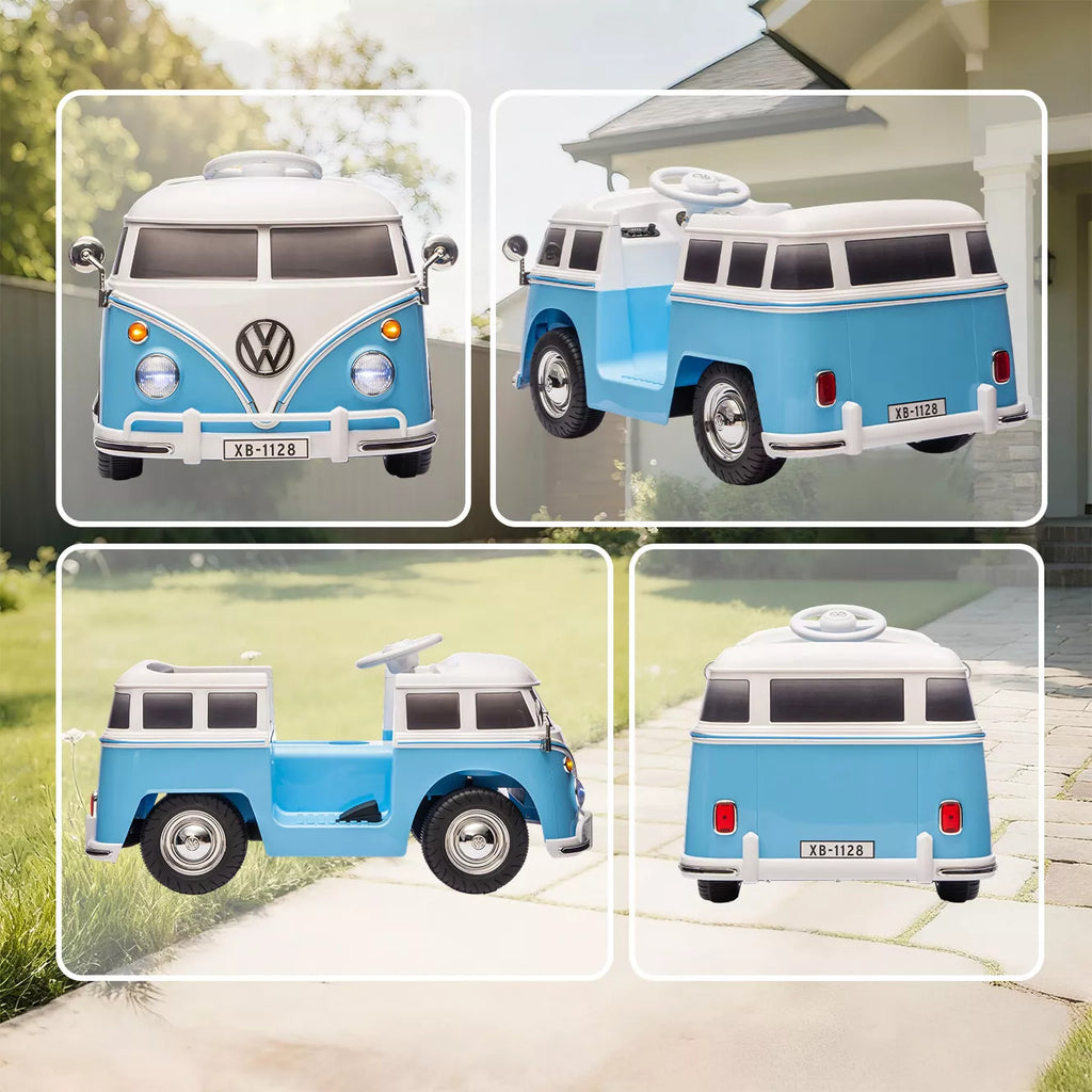 Vaikų elektrinis automobilis, 12 V vaikų transporto priemonė su MP3, dvigubu varikliu, elektrine transporto priemone su signaline, švelniu paleidimu, 89 x 49 x 41,5 cm, mėlyna
