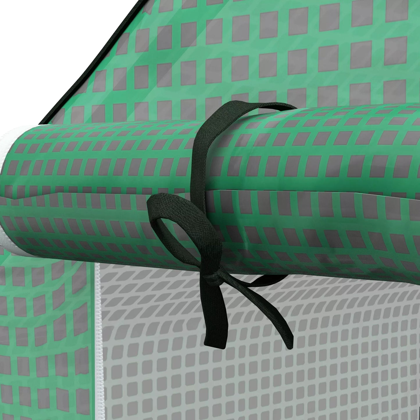 Šiltnamio plėvelė, atsarginė danga, atspari vandeniui, su atlenkiamais langais ir durimis, 140 x 143 x 190 cm, žalia