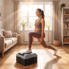 Aerobikos step platforma, reguliuojamo 10–30 cm aukščio, 5 padėtys, iki 150 kg, pilka