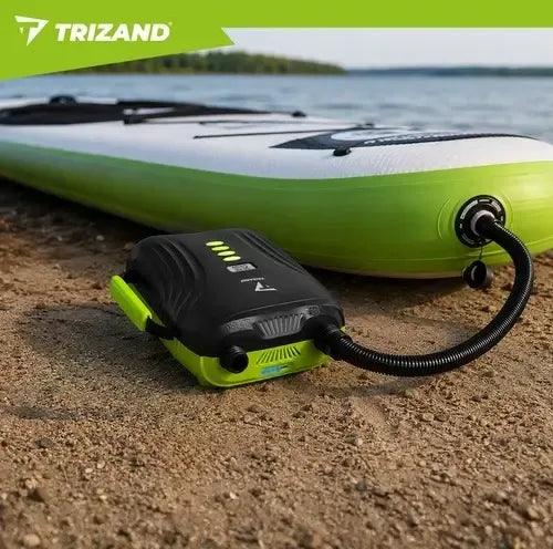 Akumuliatorinė irklentės pompa – USB-C LCD ekranu iki 20 PSI 4000 mAh