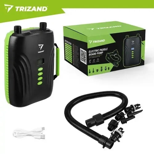 Akumuliatorinė irklentės pompa – USB-C LCD ekranu iki 20 PSI 4000 mAh