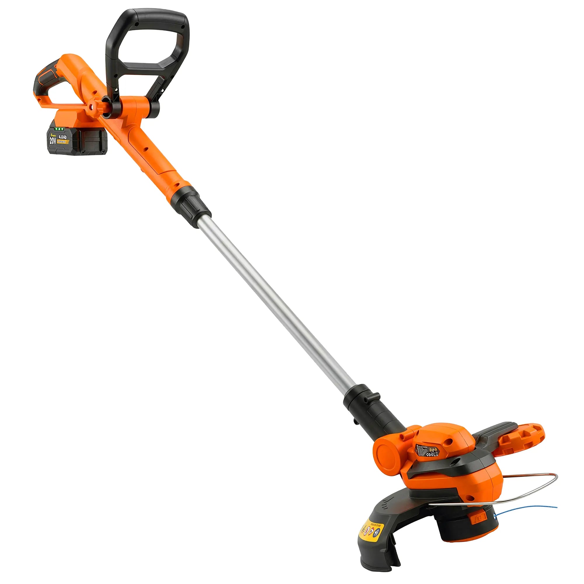 Akumuliatorinė žoliapjovė 21V su 2x4.0Ah akumuliatoriais 25 cm pjovimo pločiu