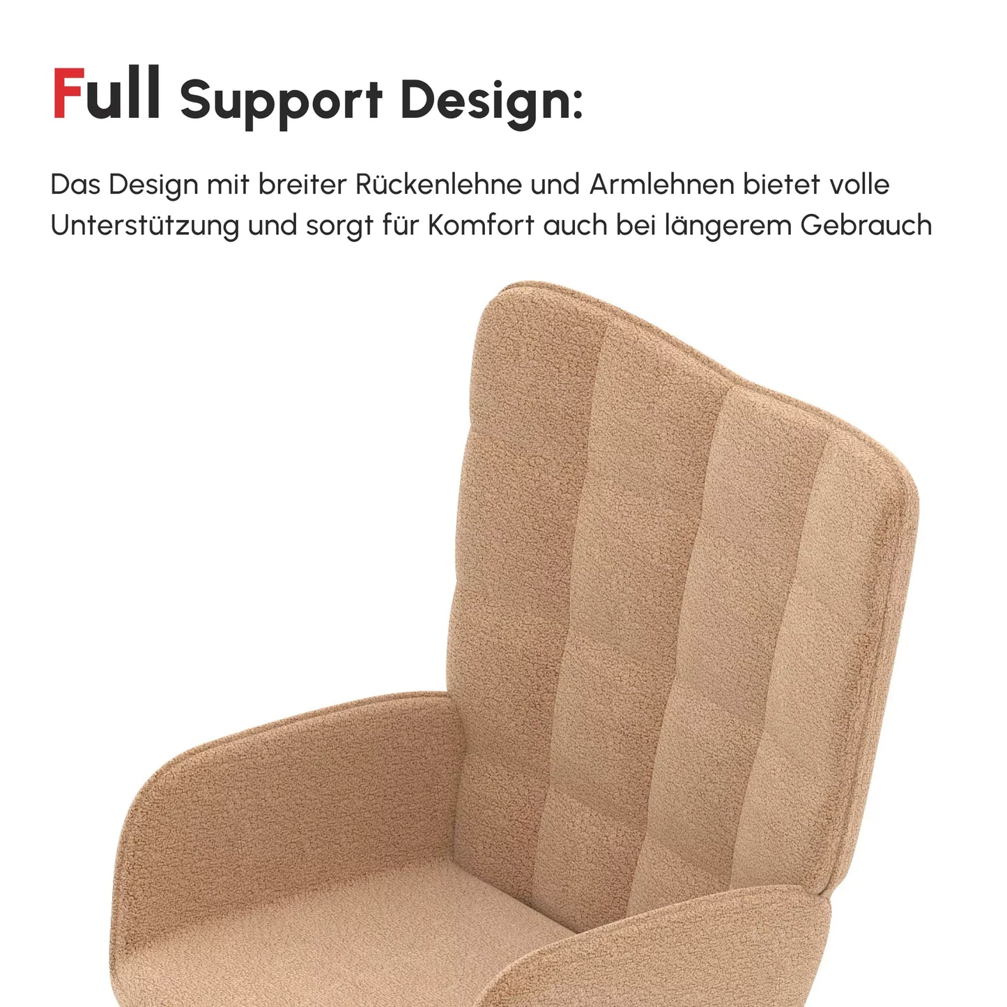 Supamas krėslas retro dizaino, masyvmedis, fotelis, poilsio krėslas, 98 cm x 71 cm x 101 cm, rudas