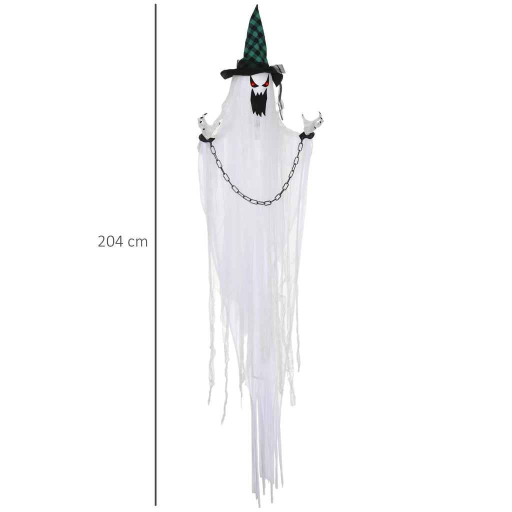 Kabančio vaiduoklio dekoracijos aukščio schema, 204 cm