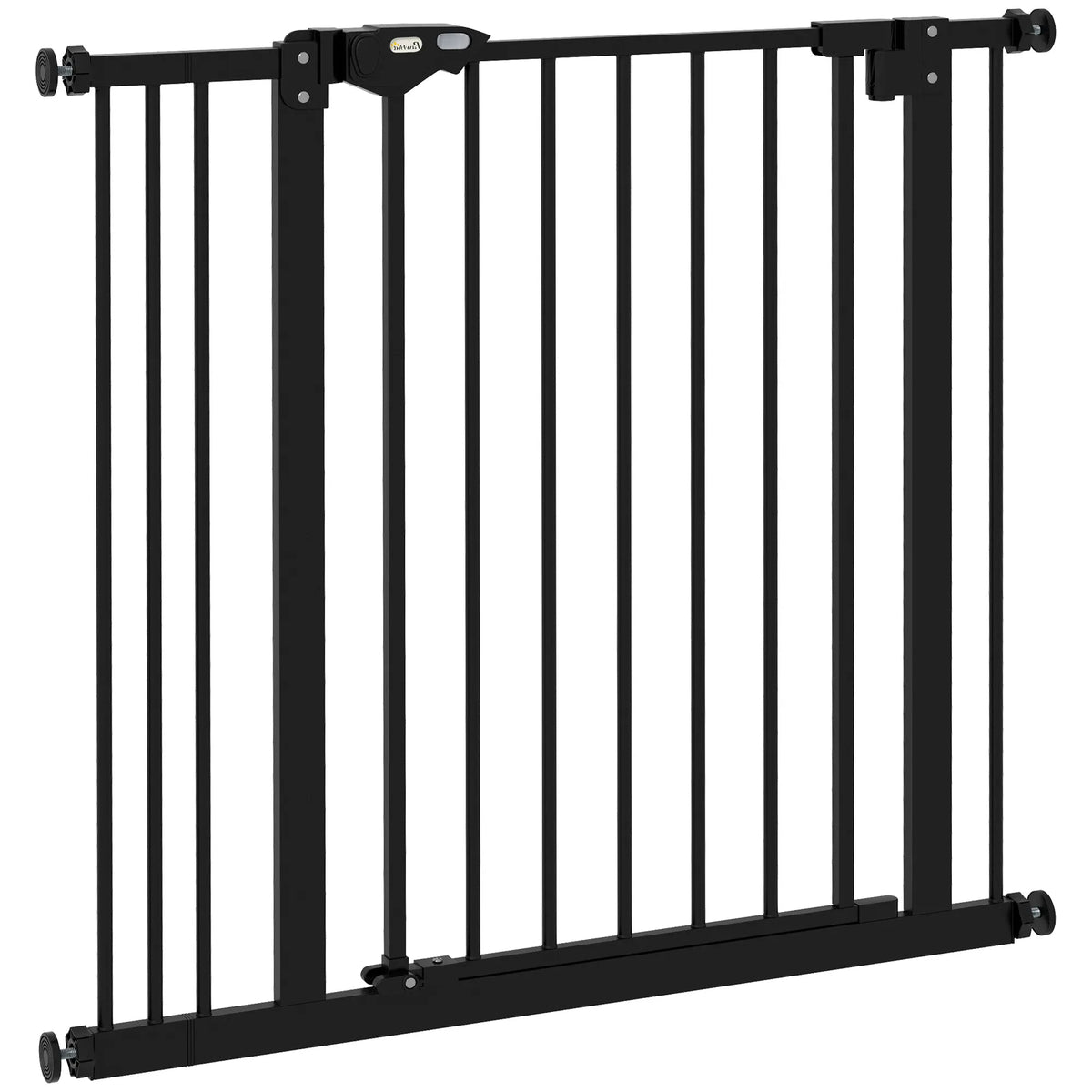 Apsauginiai varteliai šunims, reguliuojami 74–87 cm, juodi