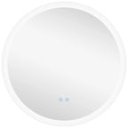 Apvalus LED veidrodis voniai su apšvietimu ir rasojimo funkcija, 70 cm