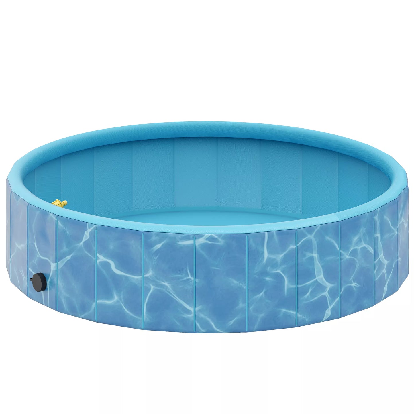 Šunų baseinas Sulankstomas baseinas su fontanu ir vandens pagalvėlėmis Ø120 x 30 cm Mėlynas