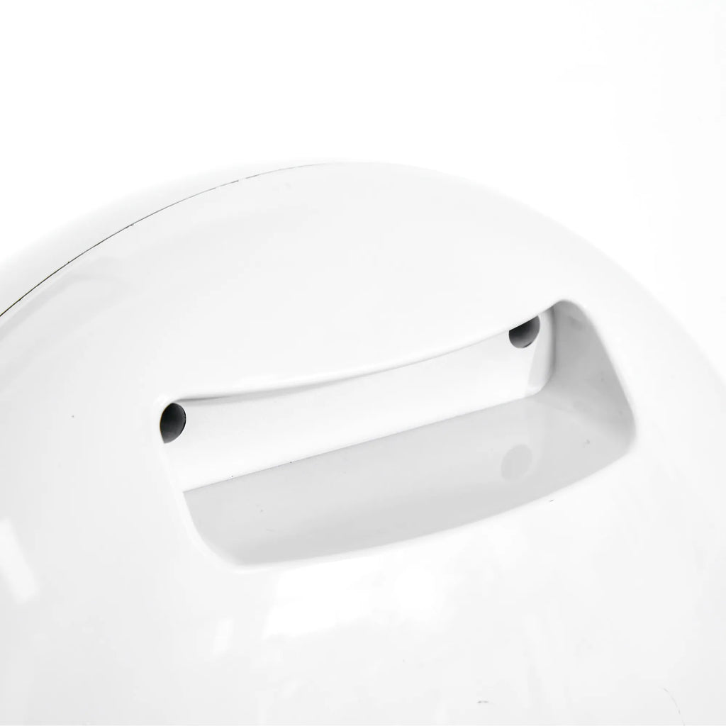 LED elektrinis židinys Mini, stalinis, pastatomas, su liepsnos efektu 1500W ABS plastikas, baltas 30,5 x 18 x 35 cm