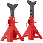 Atraminiai stovai automobiliui, 3 tonų, 2 vnt., raudoni