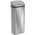 Automatinė šiukšliadėžė su judesio jutikliu, 50 l, sidabrinė