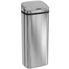 Automatinė šiukšliadėžė su judesio jutikliu, 50 l, sidabrinė