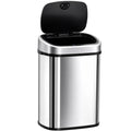 Automatinė šiukšliadėžė su jutikliu 58 L, sidabrinė