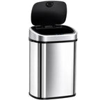 Automatinė šiukšliadėžė su jutikliu 58 L, sidabrinė