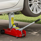 Automobilinis domkratas 2,5 t, 8–38 cm, raudonas