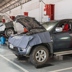 Automobilių užvažiuojamosios rampos rinkinys, 2 vnt., iki 3000 kg, juodos