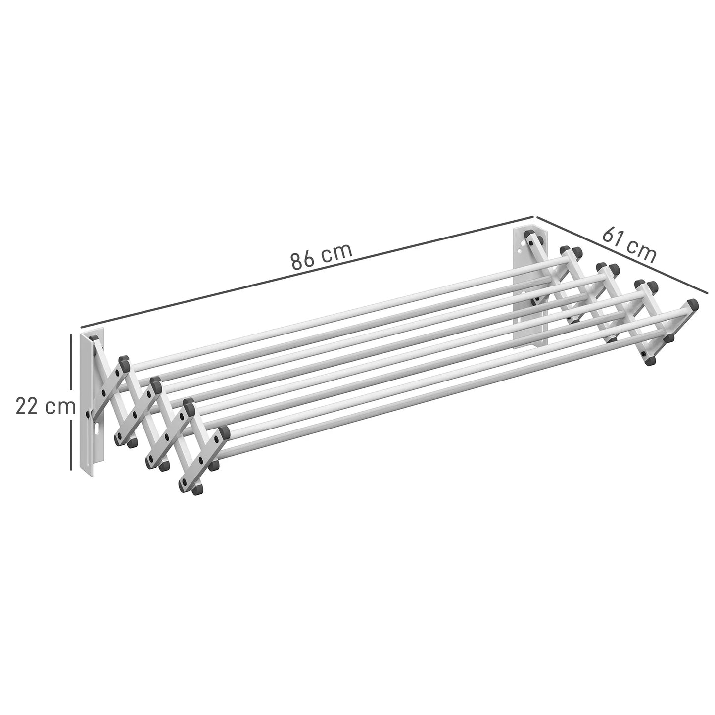 Aliuminio rankšluosčių laikiklis, reguliuojamas, vidiniam ir lauko naudojimui, sidabrinis