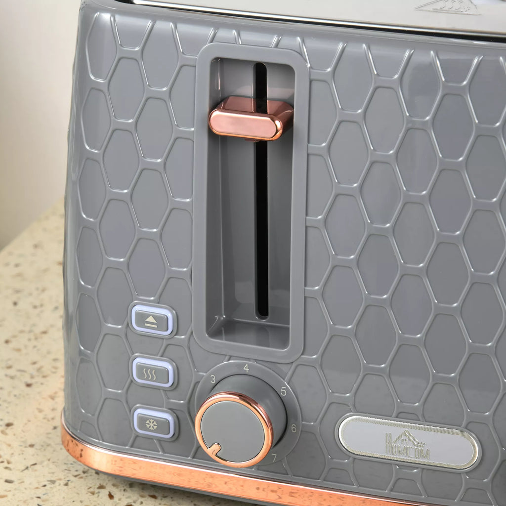 Virdulys ir skrudintuvas 2-in-1 komplektas, 1,7 l, pilki
