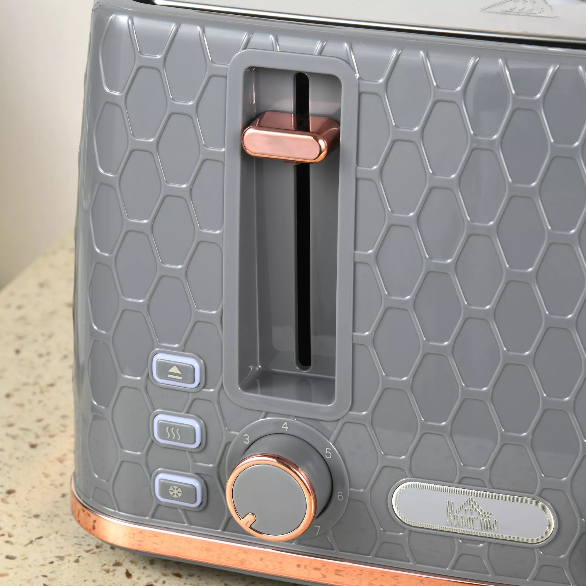 Virdulys ir skrudintuvas 2-in-1 komplektas, 1,7 l, pilki