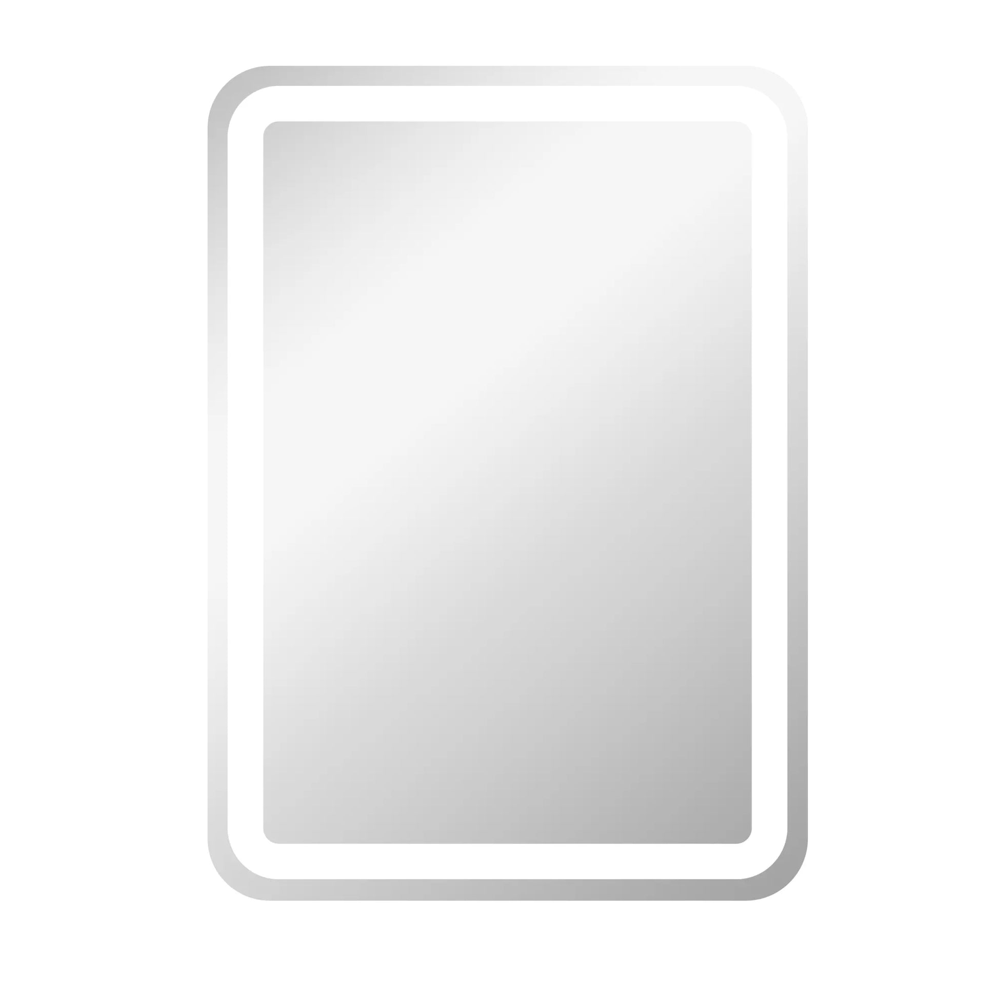 Apšviestas vonios veidrodis su jutikliniu valdymu, apsauga nuo rasojimo, pritemdomas, 3 šviesos spalvos, 50x70 cm, sidabrinis