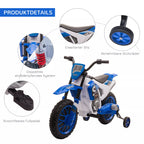Vaikų motociklo detalės: sėdynė, pagalbiniai ratai ir pedalas