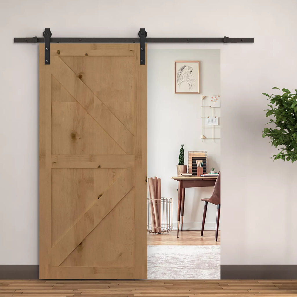 Slankiklių komplektas stumdomoms durims, iki 90 kg, anglies plienas, 200 cm, juoda, įsk. įrankius