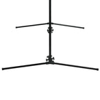 Badminton tinklas reguliuojamu aukščiu 107-155 cm, geltonas
