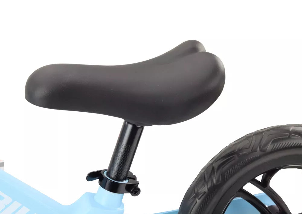 Balansinis dviratukas, reguliuojama sėdynė, 80 cm aukščio, žydras