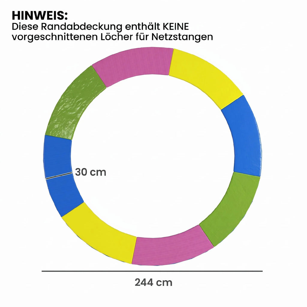 Batuto apsauga 244 cm, atspari vandeniui, spalvota