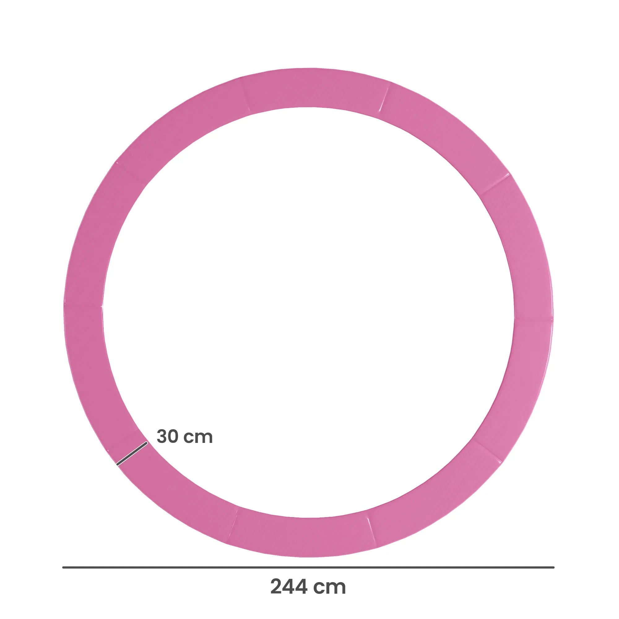 Batuto apsauginis kraštas, 244 cm, rožinis