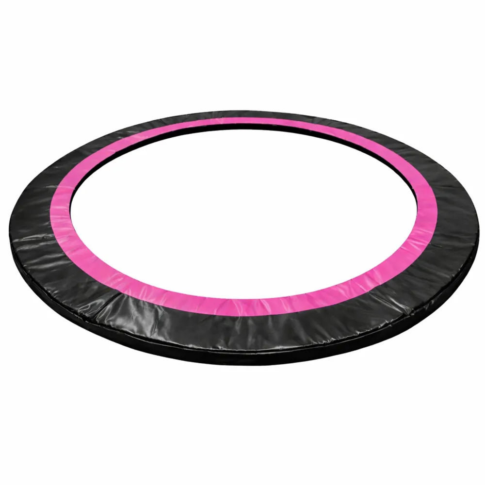 Batuto apsauginis kraštas Leansport, 244–252 cm, su paminkštinimu, juodas ir rožinis