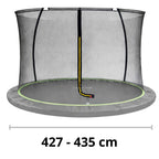 Batuto apsauginis tinklas, 427-435 cm skersmens, juodas