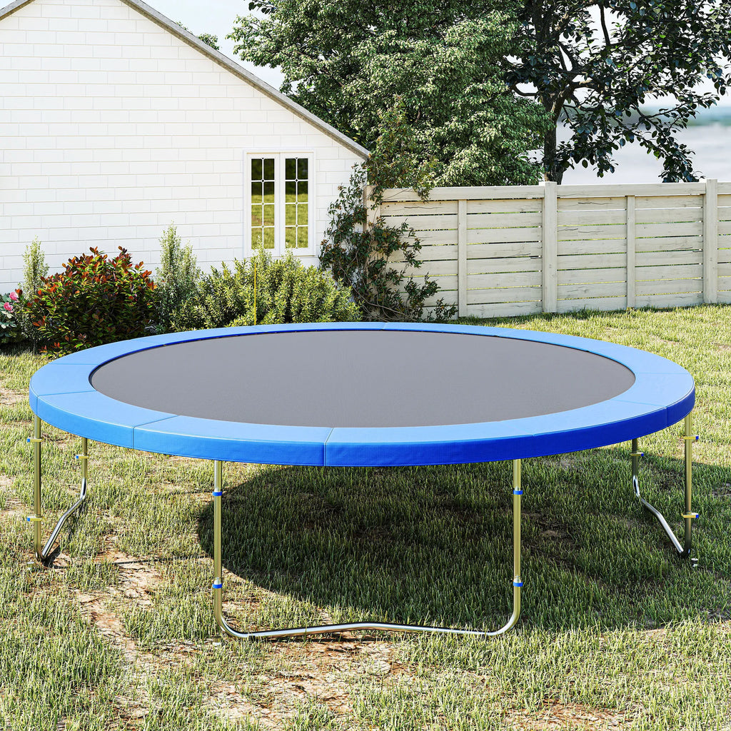 Batuto kraštų apsauga Ø366 cm, 15 mm paminkštinimas, atspari UV spinduliams, mėlyna