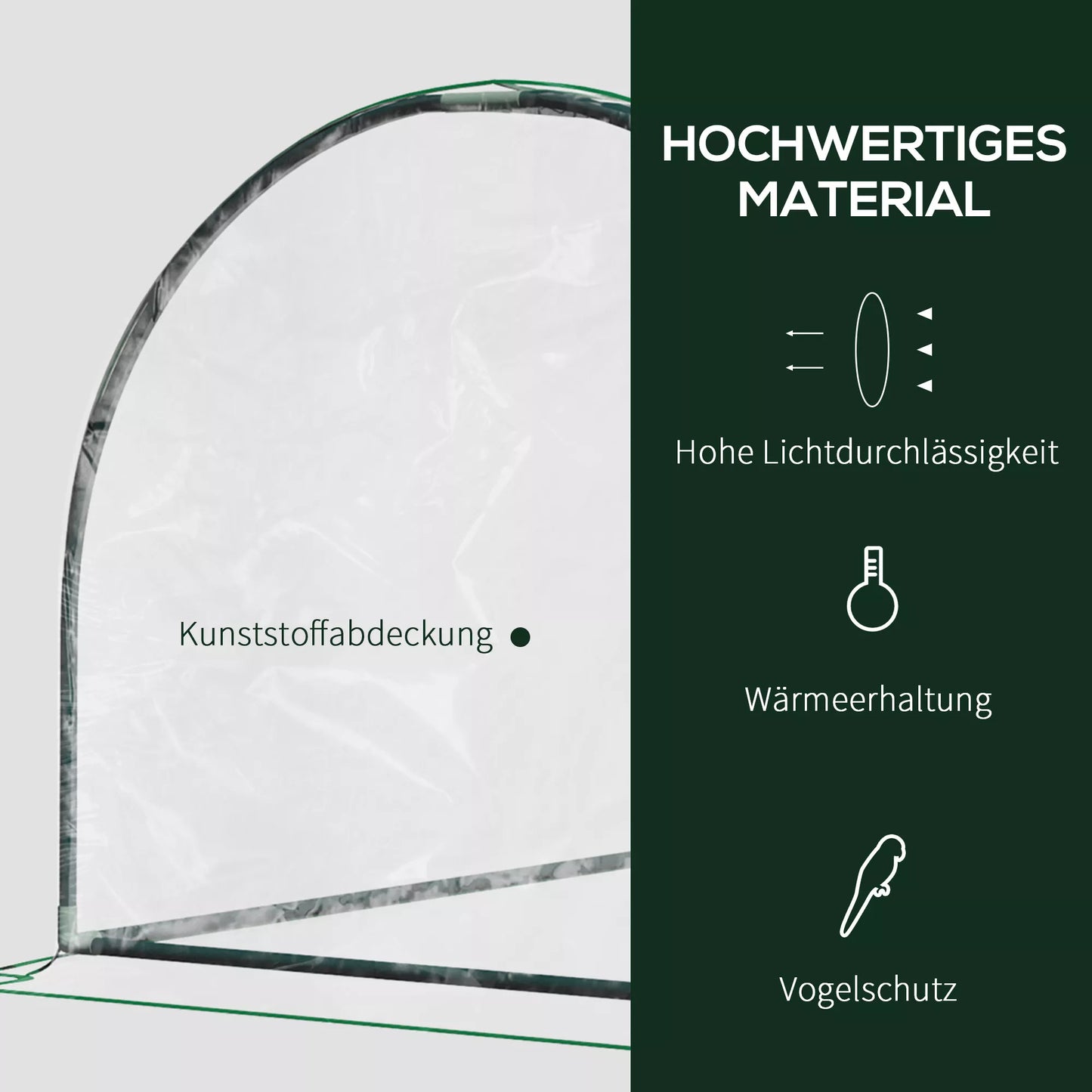 Šiltnamis, šildomasis namelis su durimis, daigykla, augalų auginimo namelis, plienas, plastikas, 200 x 100 x 80 cm, žalias