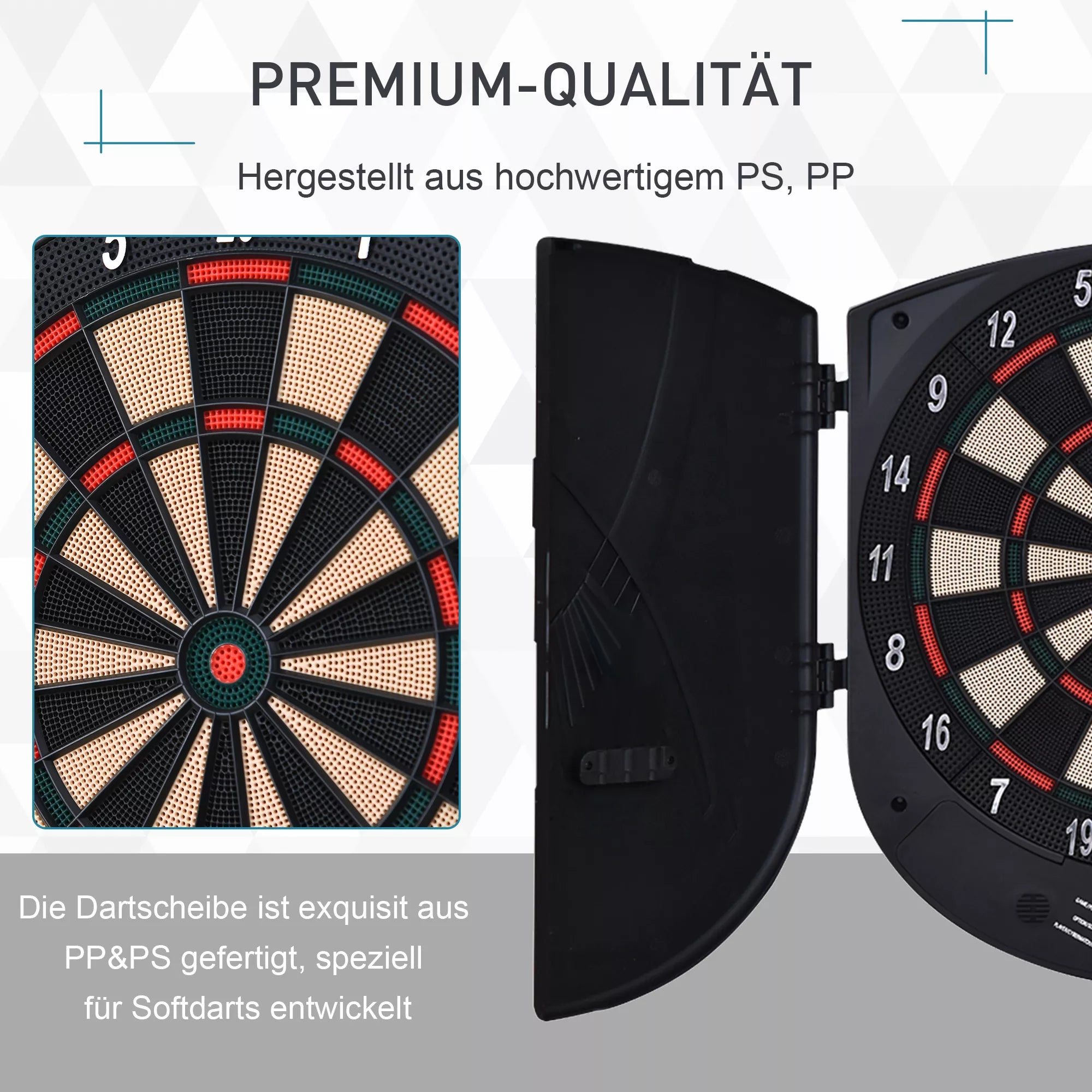 Elektroninis dartų taikinys Dartboard su balso pranešimais Anglų kalba LED indikatoriai 6 dartai 26 žaidimai 185 variantai Dartų automatas su durelėmis Dartų taikinys rinkinys iki 8 žaidėjų