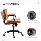 Kėdės pasvirimo funkcijos svirties valdymo detalė iš šono