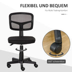 Biuro kėdė ergonomiška reguliuojama iki 120 kg, juoda