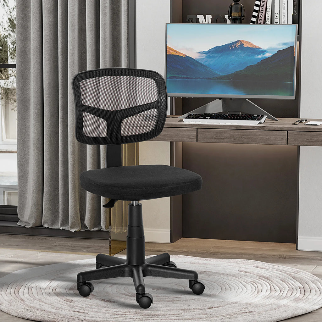 Biuro kėdė ergonomiška reguliuojama iki 120 kg, juoda
