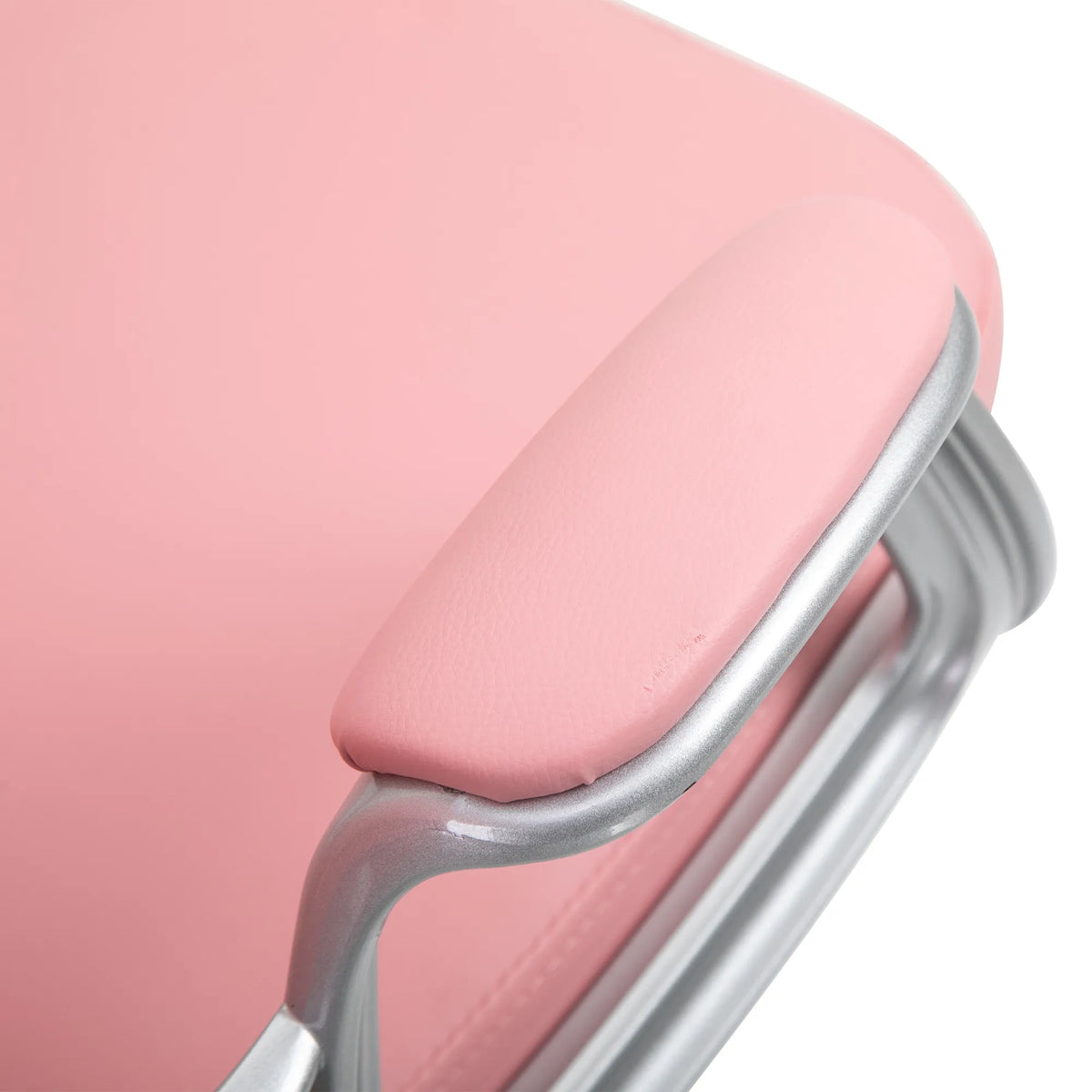 Biuro kėdė ergonomiška reguliuojama iki 120 kg rožinė