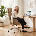 Biuro kėdė ergonomiška reguliuojama ruda