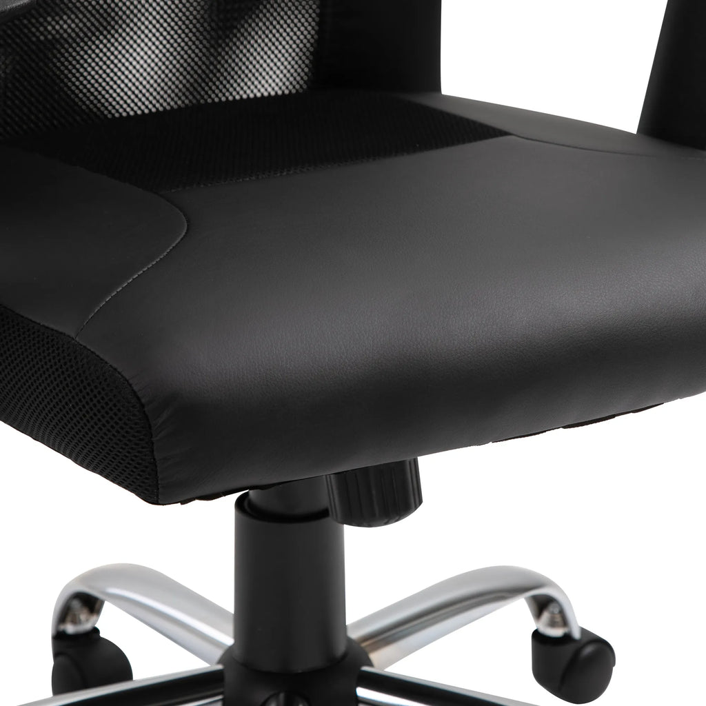 Biuro kėdė ergonomiška reguliuojamo aukščio juoda