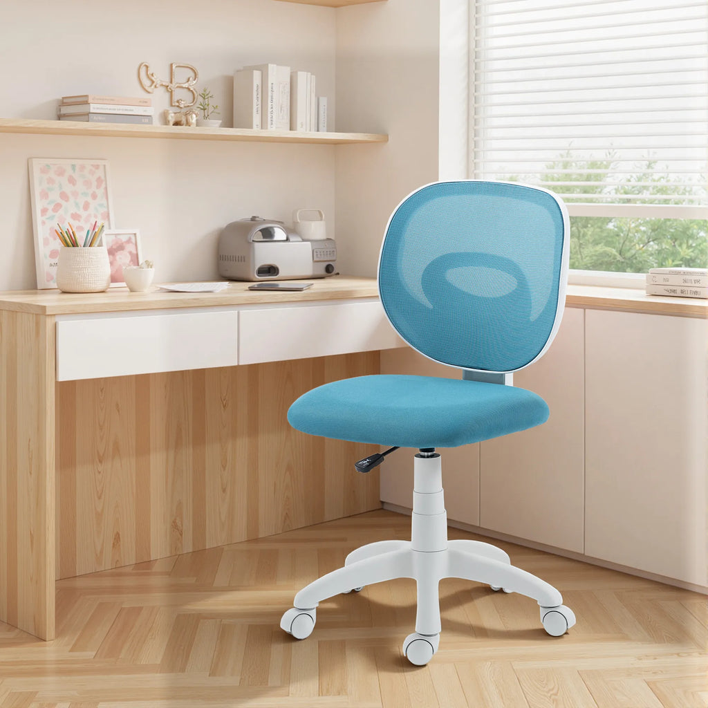 Biuro kėdė ergonomiška reguliuojamo aukščio, mėlyna