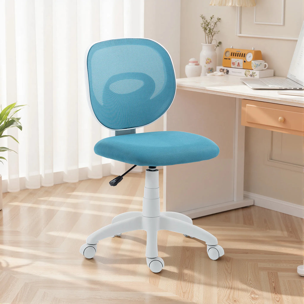 Biuro kėdė ergonomiška reguliuojamo aukščio, mėlyna