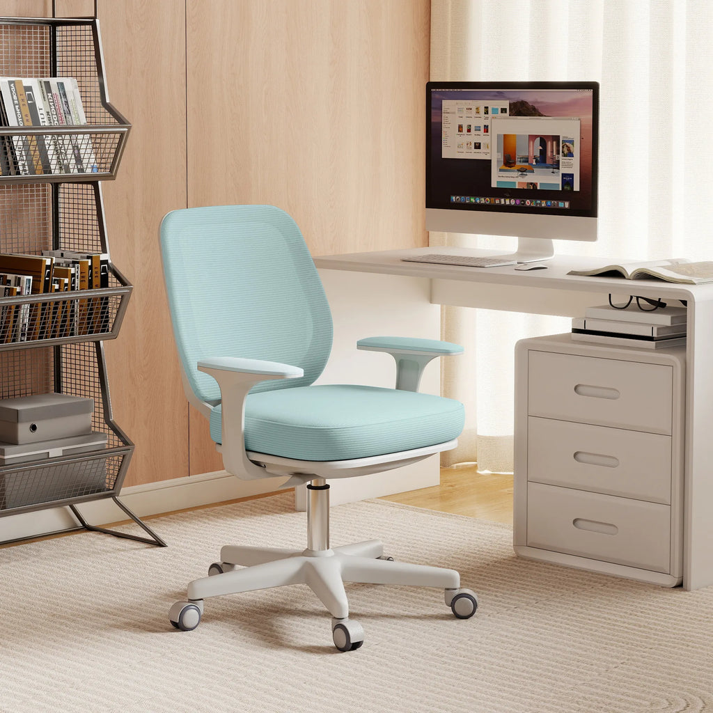 Biuro kėdė ergonomiška reguliuojamo aukščio žalia