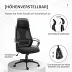 Biuro kėdė ergonomiška su atrama galvai ir juosmeniui iki 120 kg, juoda