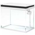Akvariumas su filtrų sistema ir LED apšvietimu, 41 l, baltas