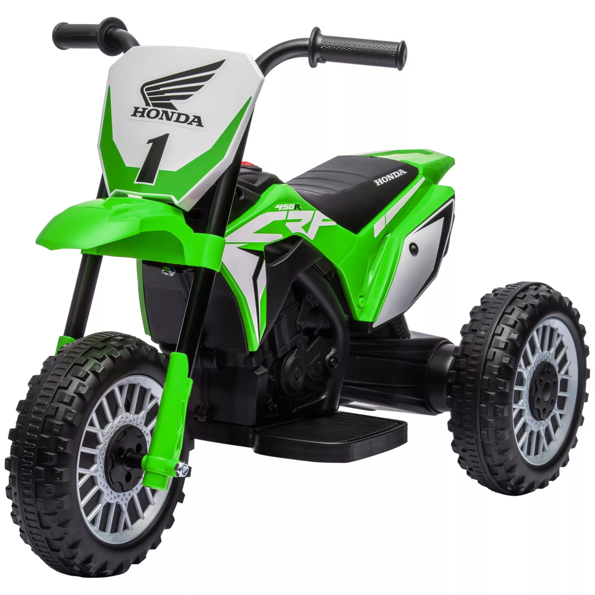 Elektrinis motociklas Honda CRF450RL 18–36 mėn. vaikams, žalias