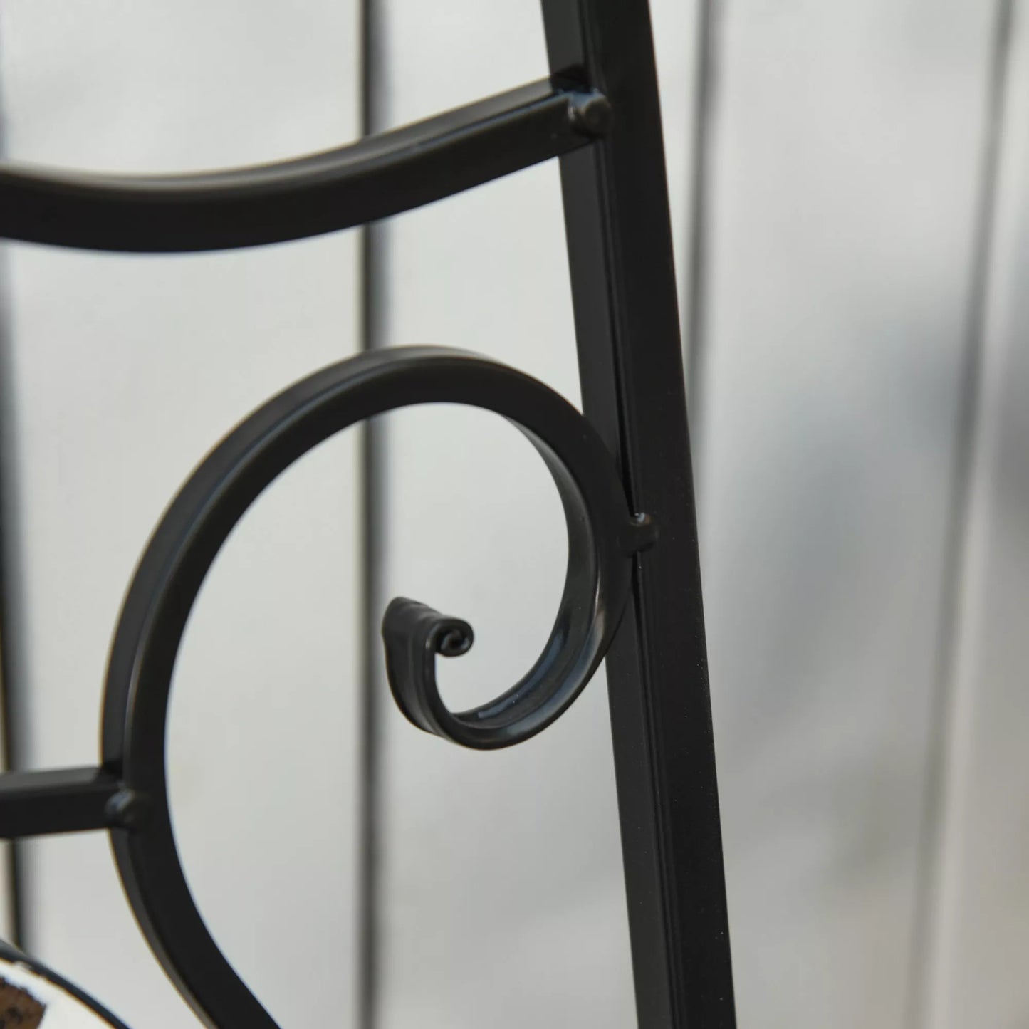 Sodo baldų komplektas Balkono baldų komplektas 2 asmenims Mosaikinis staliukas 2 sulankstomos kėdės Metalas Daugiaspalvis